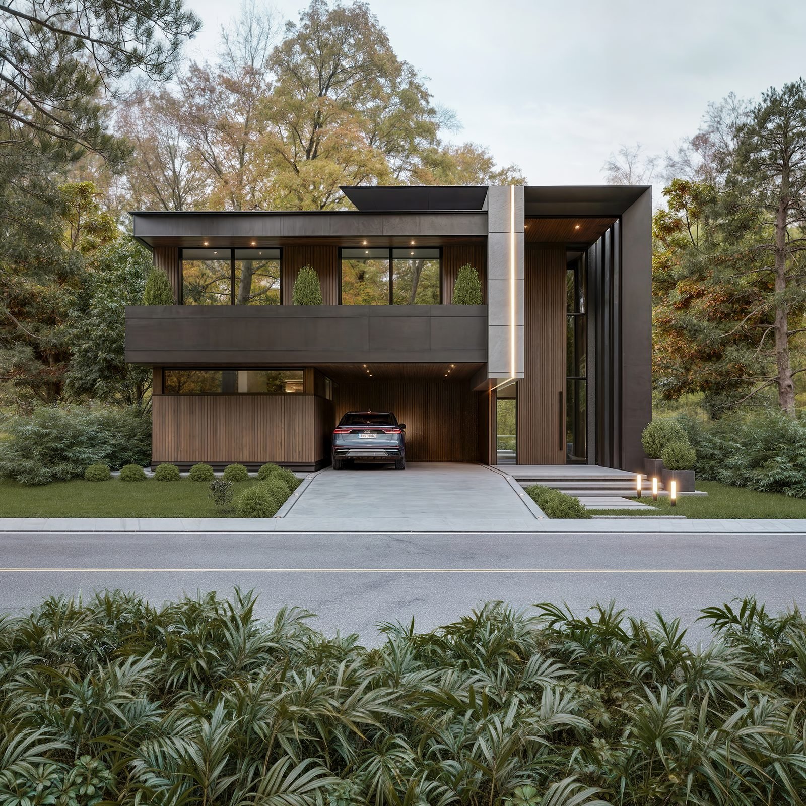 Fachada Casa Fresno — El Cazal